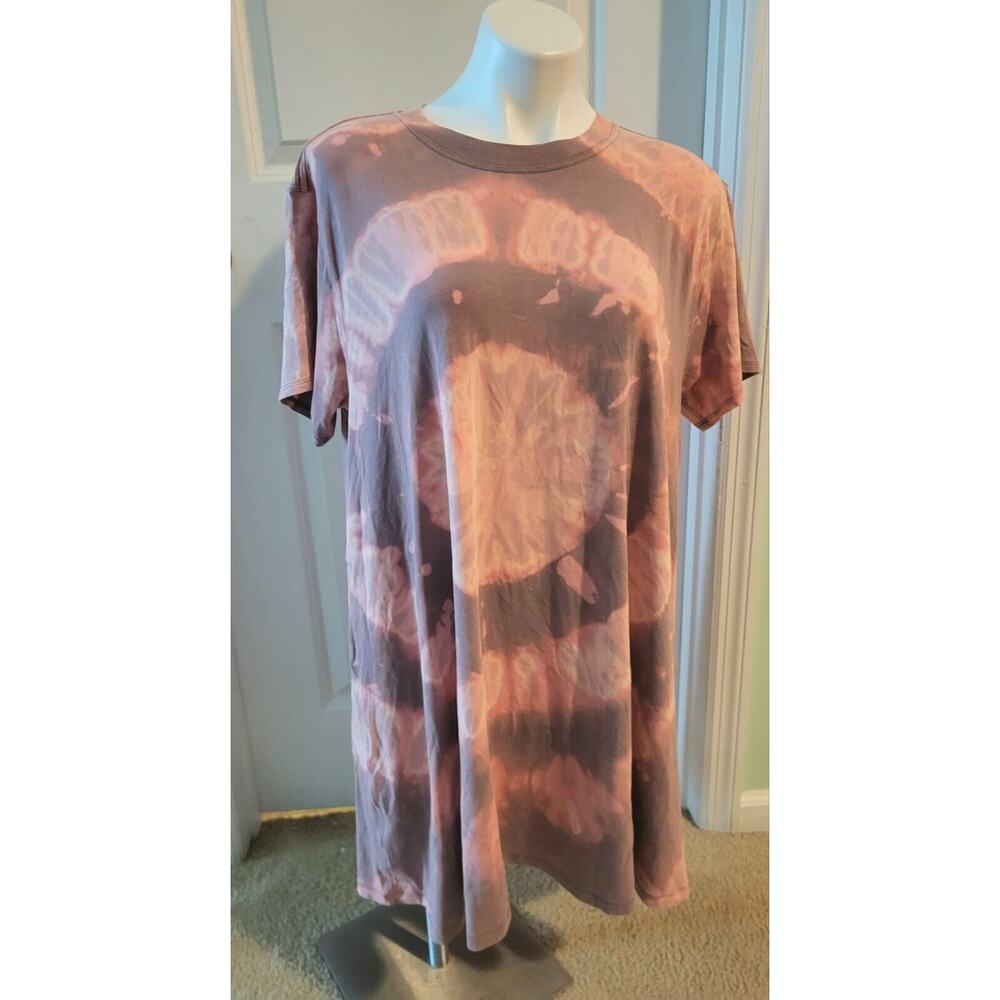 Lululemon T-Shirt /Dress Purple Pink Tie DYE Custom